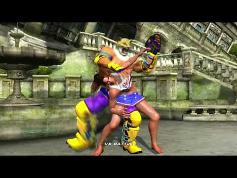Tekken 6 King Breaks Christie(Barefoot Cheerleader)(Slow Mo)