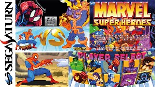 Marvel Super Heroes SEGA Saturn - C&M Playthrough