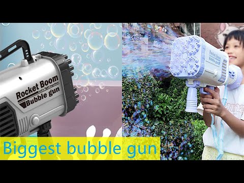 Biggest bubble gun review 2021 - Does it work？