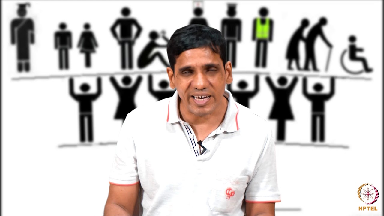 mod01lec03 - Social Model of Disability: Part 1