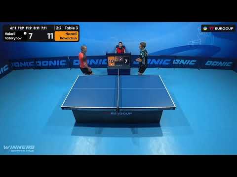 18:00 Valerii Tatarynov - Nazarii Kovalchuk 28.07.2023 TT Euro.Cup Ukraine Star. TABLE 3