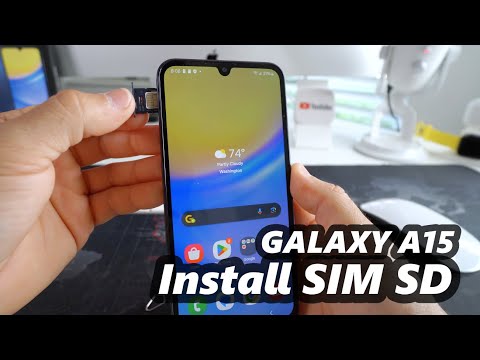 How To Install SIM & SD Card into Samsung Galaxy A15 5G