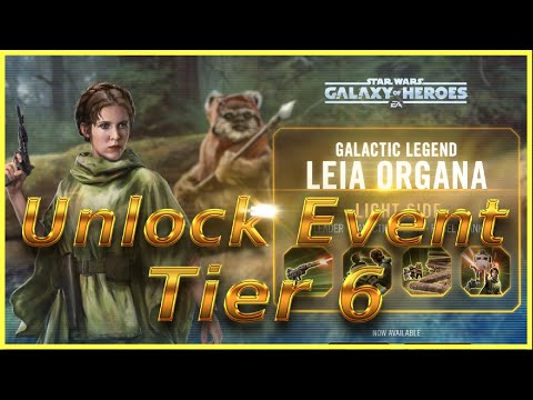 GL Leia Organa - Tier 6 VI Unlock Event (easy 2 for 2)