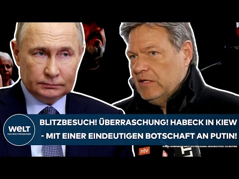 Video Thumbnail: PUTINS KRIEG: Überraschung! Vizekanzler Robert Habeck in Kiew! Und er hat eine eindeutige Botschaft