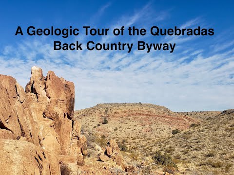 Quebradas Back Country Byway Geology - Socorro, New Mexico