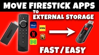 🔥 Move APPS on your 4K FIRESTICK TO EXTERNAL USB STORAGE Fast & Easy 🔥