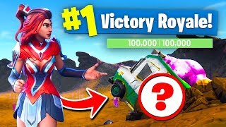 WHATS UNDER The TRUCK In Dusty Divot? Fortnite Battle Royale