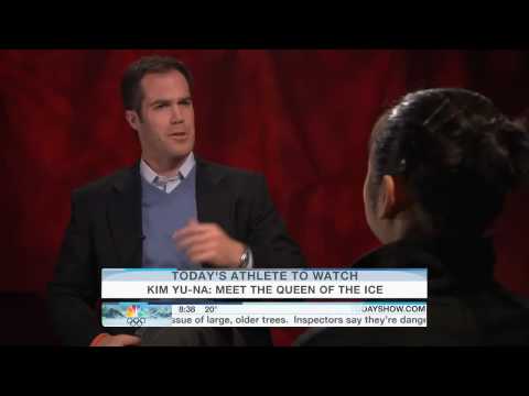 Olympic Figure Skating Champion Queen YUNA KIM - 2010 Olympics NBC Today Show.avi