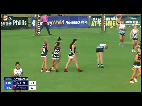 Rd 2 Hostplus SANFLW League - Norwood's Najwa Allen swings it through on her left