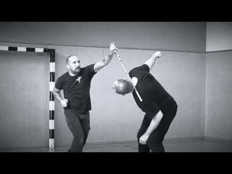 Irish Stick Fighting, Doyle Bataireacht, Option against low and high frontal thrust