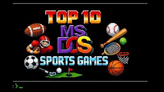 Top 10 MS-DOS Sports Games | Big Hits, Big Dunks and Bigger Fun!