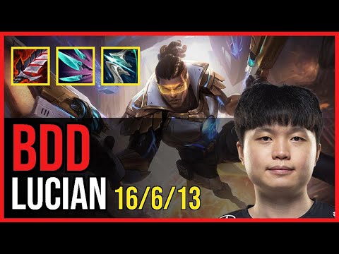 Bdd - LUCIAN vs. ZOE Mid | KR Grandmaster | QUADRAKILL