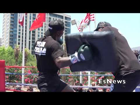 Middleweight Champ Jermall Charlo Shows Off Lethal Uppercuts EsNews Boxing