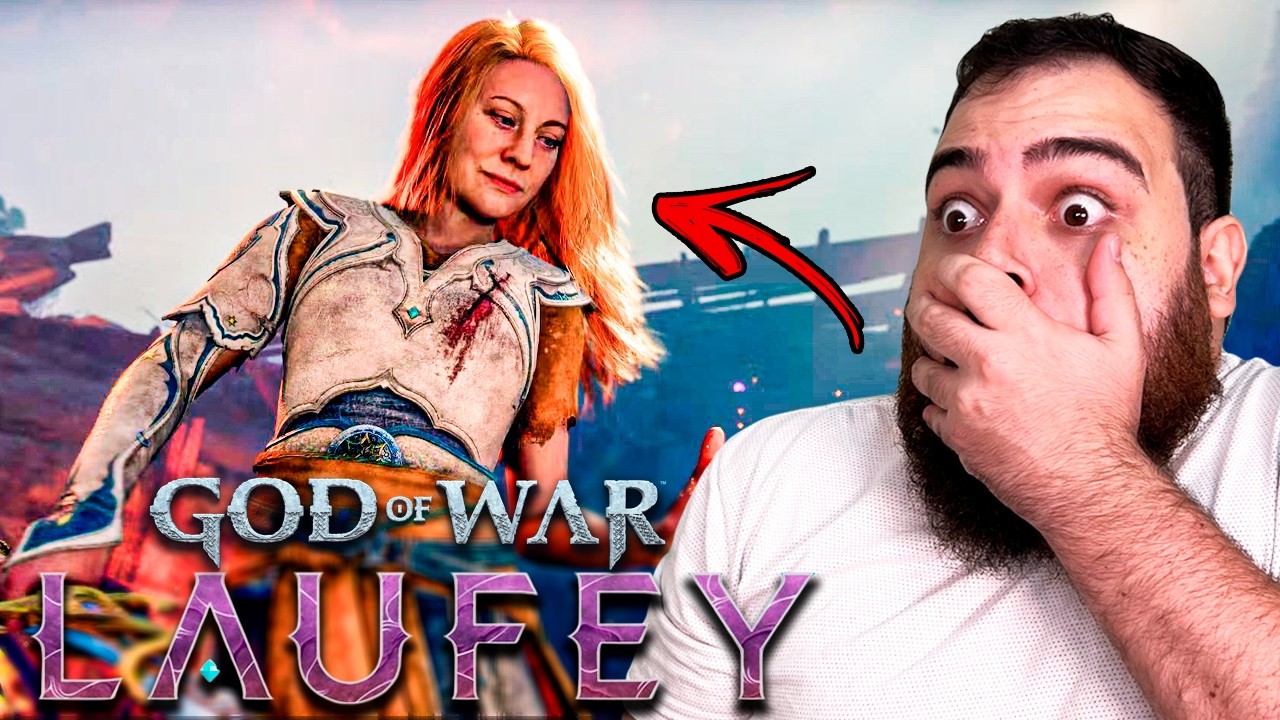 GOD OF WAR LAUFEY - Primeiro GAMEPLAY com a ESPOSA DO KRATOS está PERFEITO!