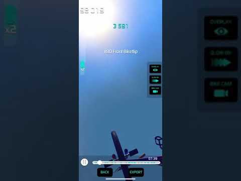 My First highest score of 6000000 in BMX devil’s leap.