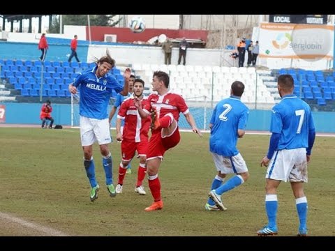 Resumen del UD Melilla (3-2) FC Cartagena | Jornada 24 - 2014/15