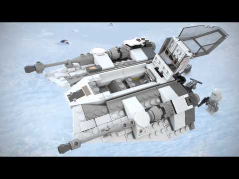 Vidéo LEGO Star Wars 75049 : Snowspeeder