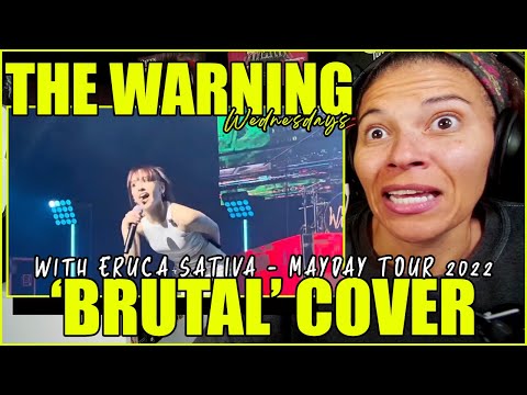 The Warning - Olivia Rodrigo Cover 'Brutal' w/ Eruca Sativa [Mayday Tour 2022] | Reaction