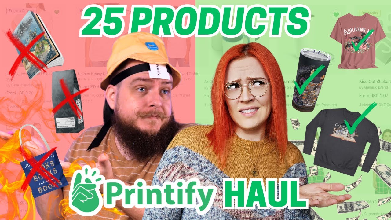 We Sampled 25 Printify Products So YOU Don't Have To!