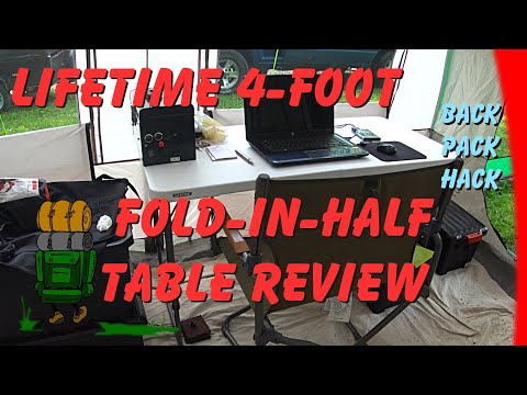 Lifetime 4-foot Fold-In-Half Table Review