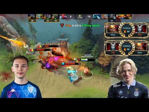 TI WINNERS MID BATTLE - Topson vs Nine Highlights