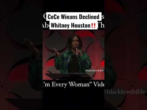 CeCe Winans Declined Whitney Houston‼️👀 #shorts #trending