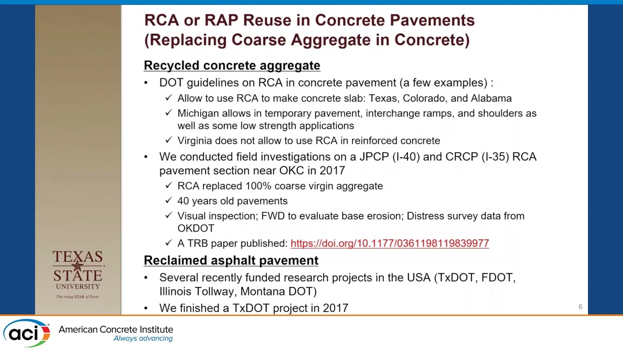 Use of Recycled Aggregates in Concrete Pavement: Pavement Design and Life Cycle Assessment