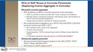 Use of Recycled Aggregates in Concrete Pavement: Pavement Design and Life Cycle Assessment
