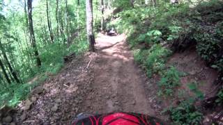 preview picture of video 'Hatfield Mccoy, Rock House trail #31'