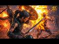 Intense Brutal Battle During Draugar Village Raid In HARD MODE SENUA S SAGA HELLBLADE 2 4K
