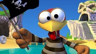 CGRundertow CRAZY CHICKEN PIRATES 3D for Nintendo 3DS Video Game Review