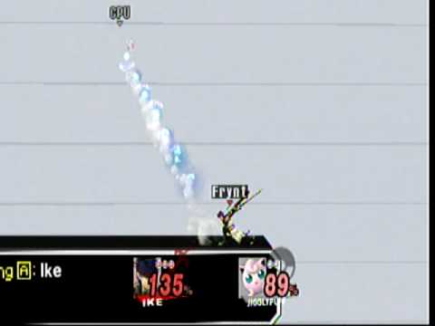 Super Smash Bros. Brawl(Hacked)- Flame Wave Ike Vs. Wisp