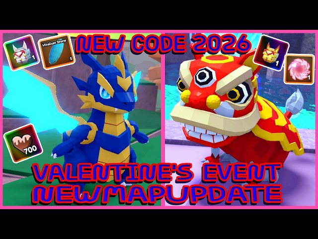 Roblox New Code 2026 - VALENTINE EVENT - New Map - Cobaltwing and ...