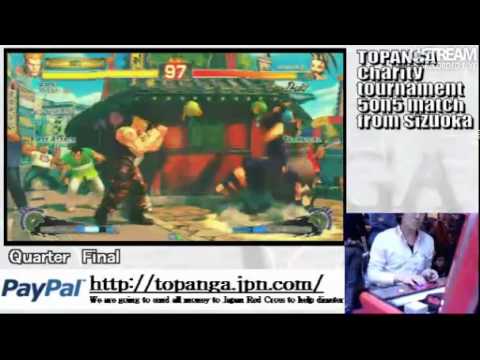 SSF4 AE: yoshiwo (Guile) vs Sako (Ibuki) - TOPANGA Cup