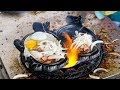 FLAMING BEEF And EGGS Must Eat Cambodian Street Food Dish In Phnom Penh