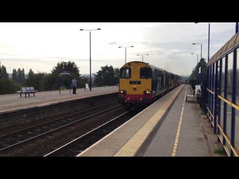 (HD) DRS class 20 locomotives 20303 20305 20308 203012 though swniton from barrow hill to York
