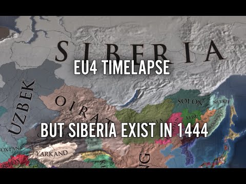 EU4 Timelapse But Siberia Exist In 1444