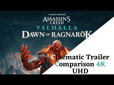 Assassin's Creed Valhalla Official Trailer vs  Dawn of Ragnarök - Cinematic WorldPremiere Trailer 4K