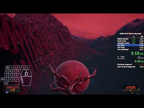 AMID EVIL The Black Labyrinth Speedrun in 7:55 WR