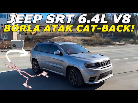 2020 Jeep Grand Cherokee SRT 6.4L HEMI V8 Exhaust Sound w/ Borla Atak Cat-Back!