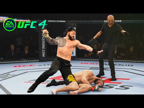 UFC4 Khabib vs  Roman Reigns Wrestler  UFC 4 - Epic Fighting