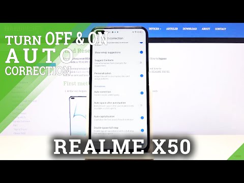 How to Turn On Autocorrection in REALME X50 5G – Auto Correction Settings