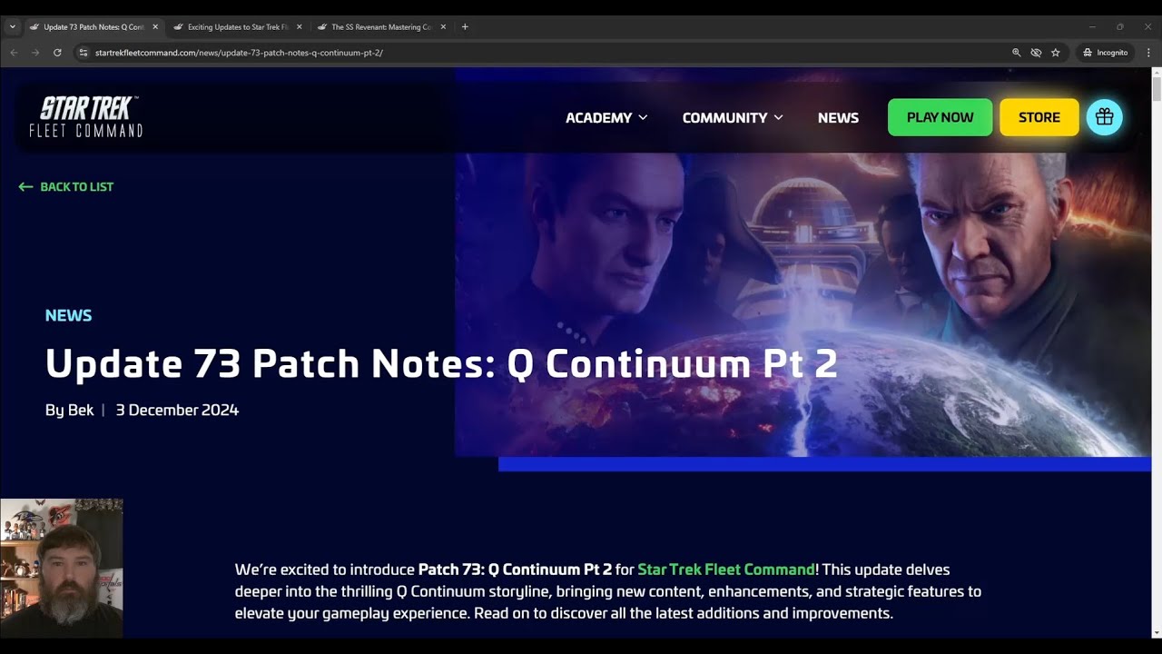 Update 73 - Q Continuum Part 2