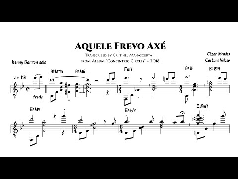 Kenny Barron - Aquele Frevo Axé (transcription)