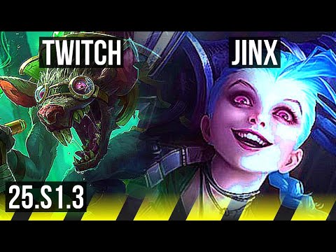 TWITCH & Lulu vs JINX & Tahm Kench (ADC) | Legendary | KR Grandmaster | 25.S1.3