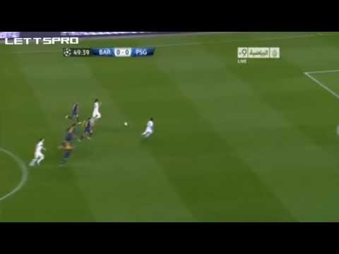 Javier Pastore Goal  ( Barcelona 0 -1 PSG) 10-04-2013 Champions League 2013 - HD