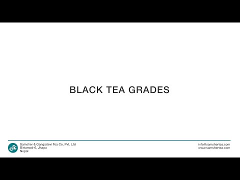 Black Tea Grades