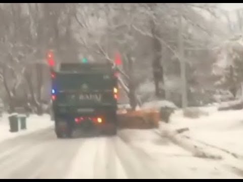 CAUGHT ON CAMERA: Super Storm 1 ; Snowplow 0