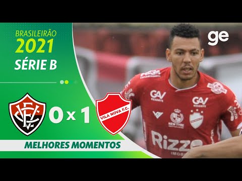 Gols e lances de Vitória x Vila Nova-GO