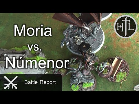 English Battle Report - Moria vs. Númenor (Hobbit SBG / The Lord of the Rings / Middle Earth)